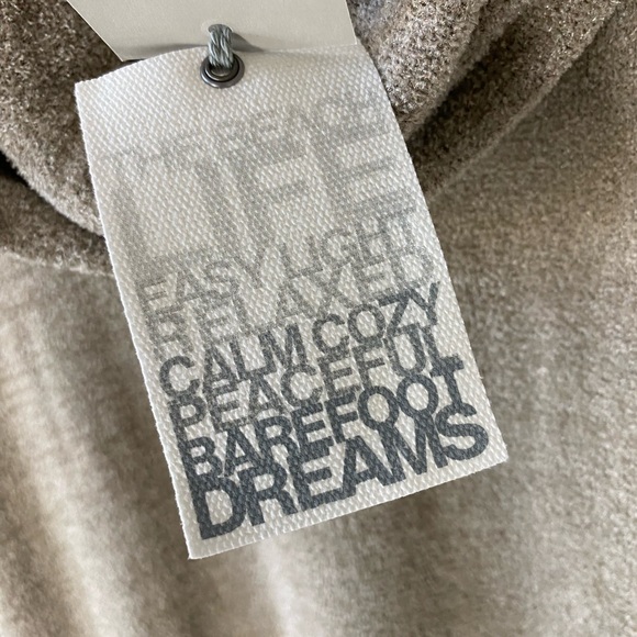 Barefoot Dreams CozyChic Ultra Lite Cowl Neck Tunic in Dark Khaki - SZ XL NEW - Picture 5 of 9